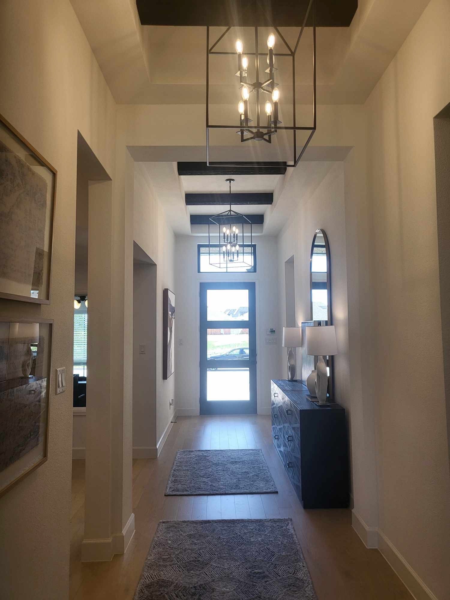 Commercial lobby staging